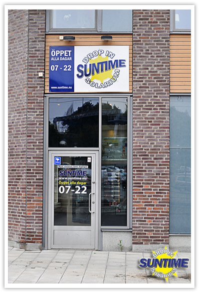 Suntime - Drop-in solarium mellan rsta och Liljeholmen/Hgersten. Vi finns i Liljeholmskajen (rstadal). Stockholm